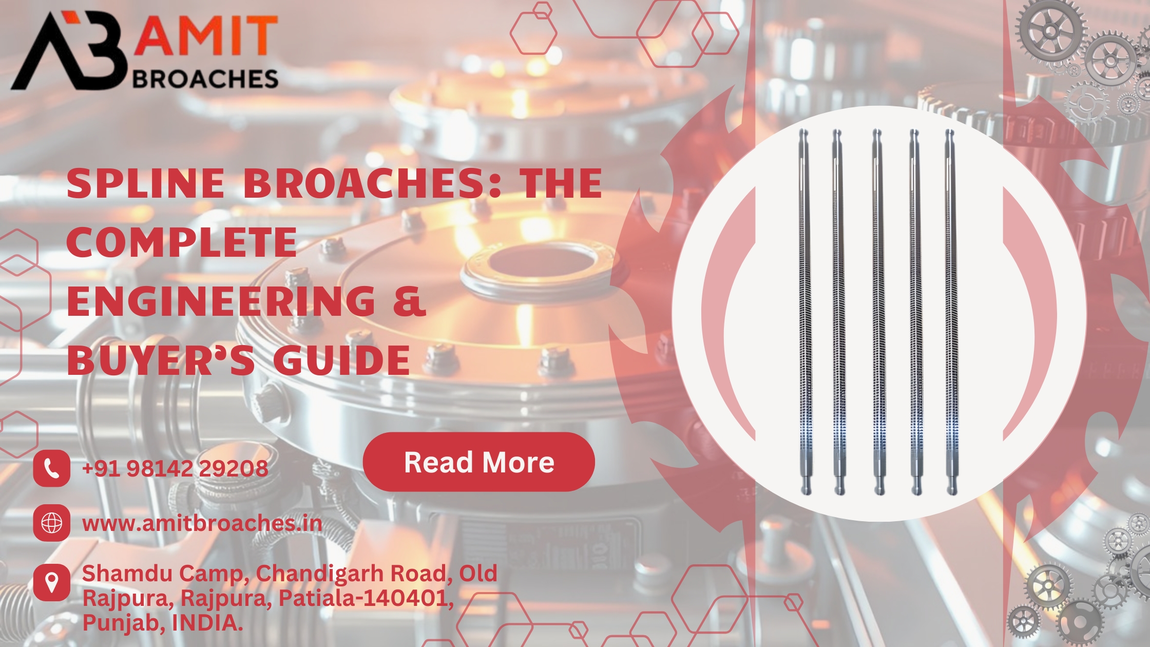 SPLINE BROACHES manufacturer in punjab